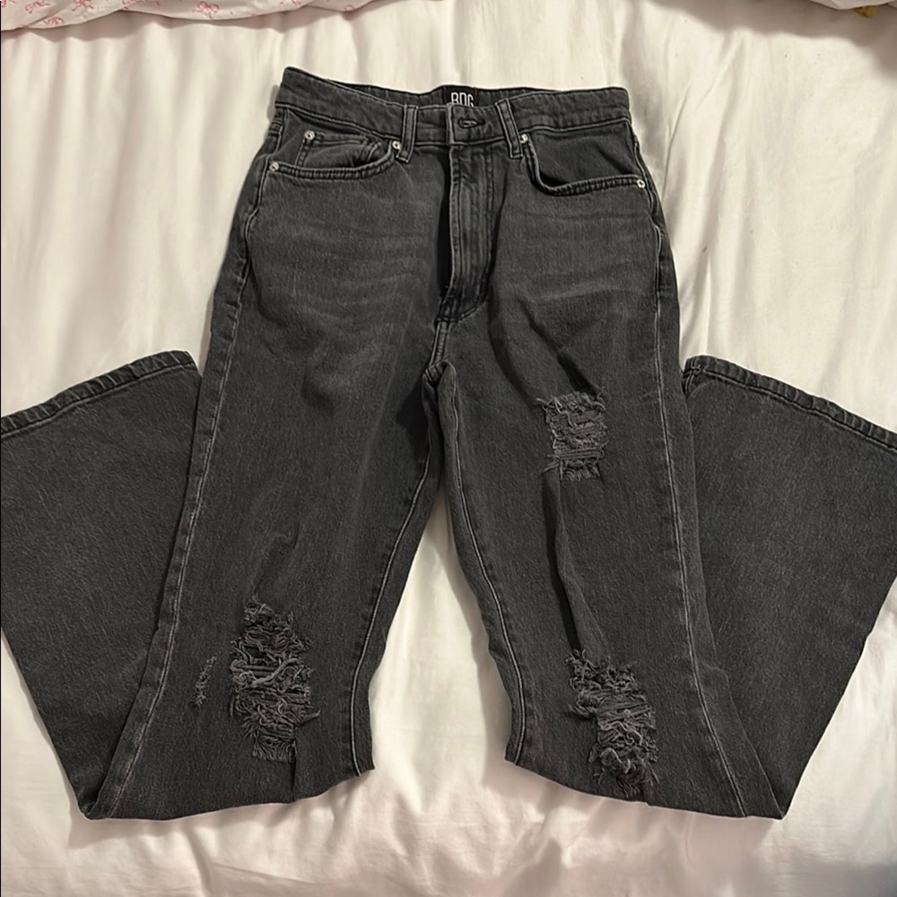 BDG Black Distressed Jeans